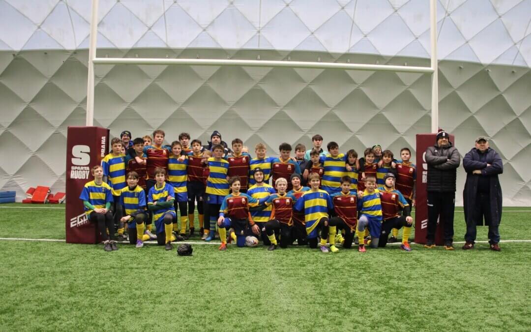 Ragby Sparta: Naděje Sparty U14 zvládly přípravné utkání s Petrovicemi