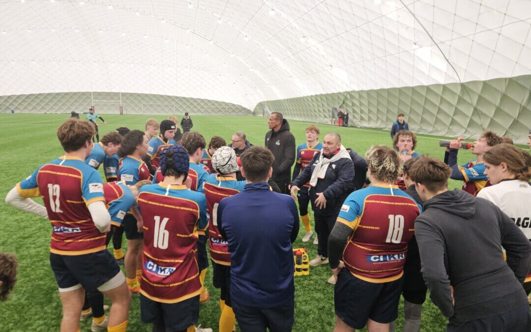 Ragby junioři Sparty: zimní příprava a sparťanská krev v akci